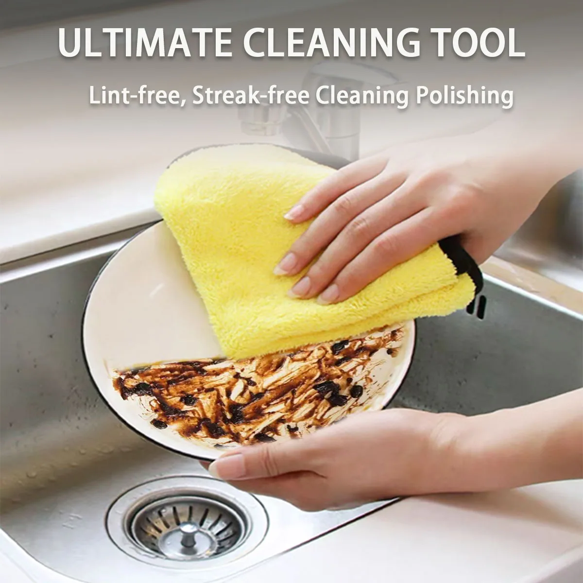 Microfiber Towels Ultra Fine Fiber for Automobiles Super Thick Car Drying Absorbent Car Washing Multifunctional Cloths