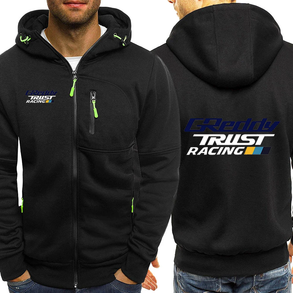 Tri Color Hooded Jacket For Men Spring Autumn