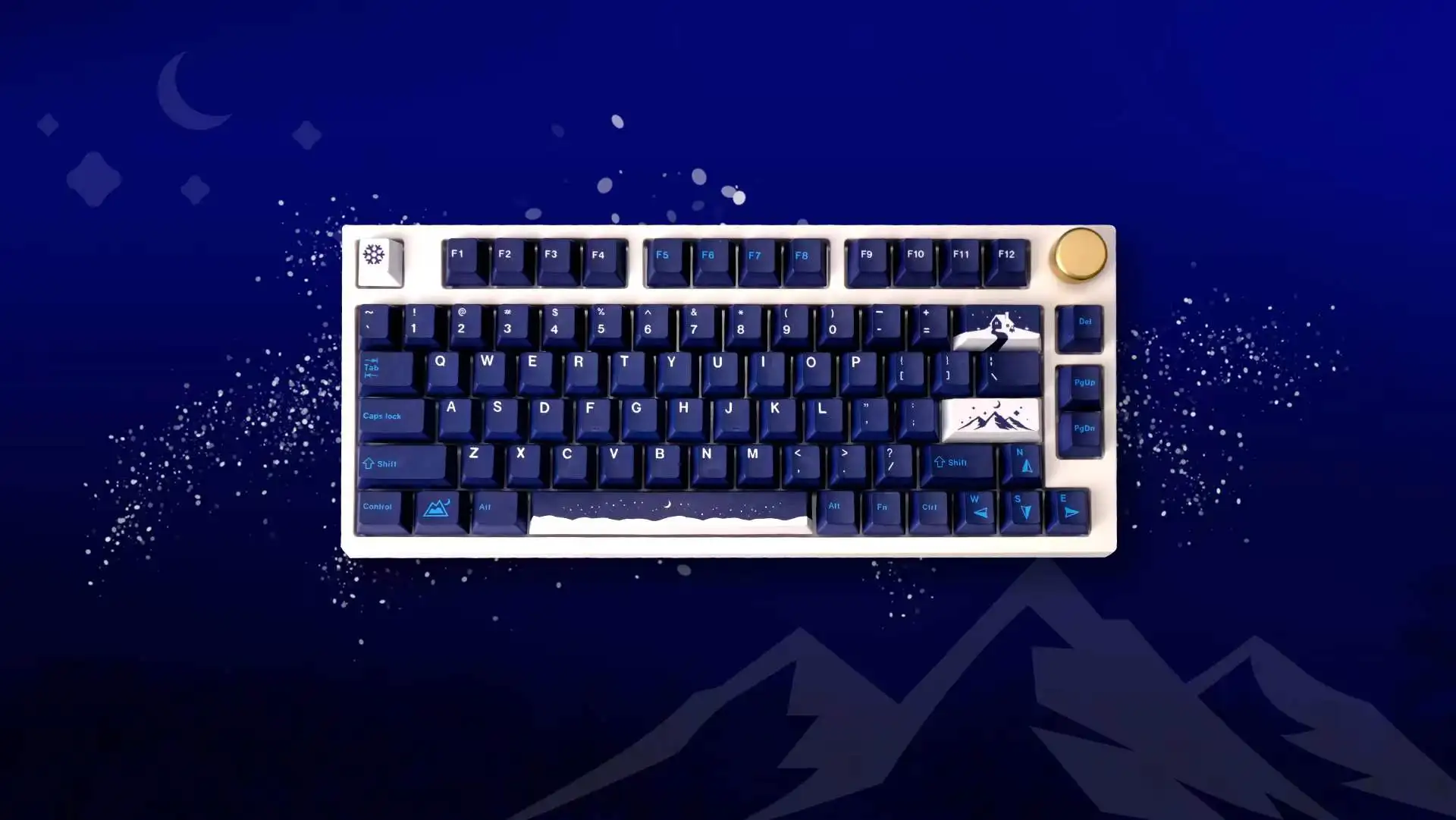 Dye Sublimation Pbt Keycap Grupo Teclado Mecânico Perfil Cereja Ansi Us-layout 134 Teclas Nevado Keycaps - Imagem 2