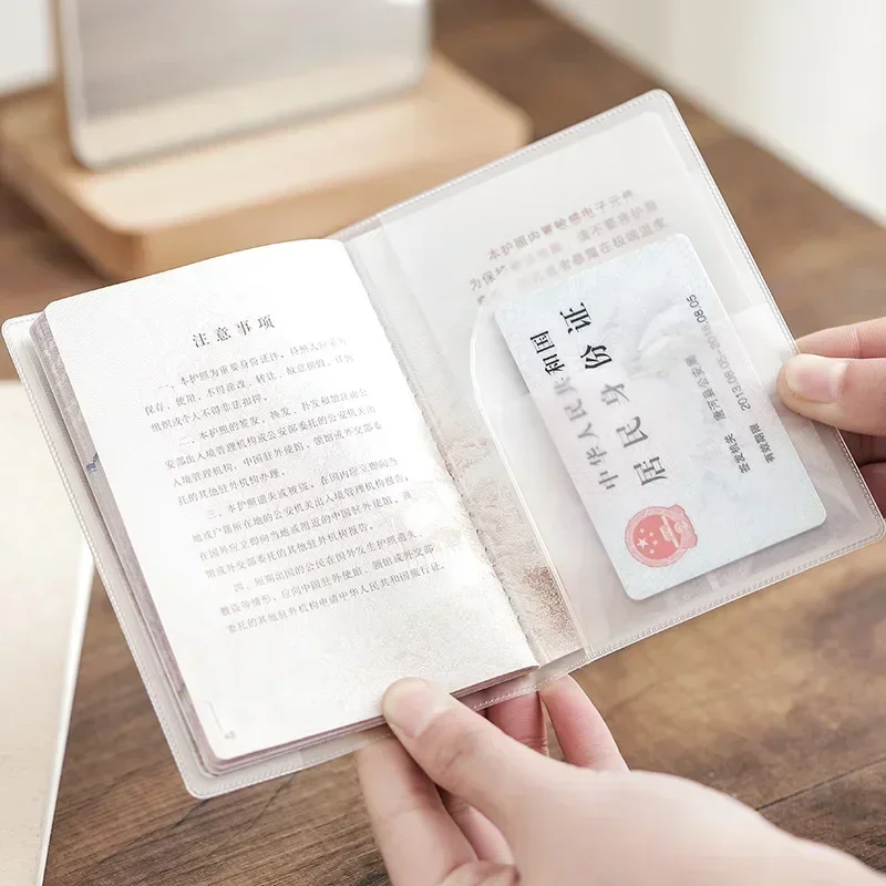 1 Pezzo Custodia Protettiva Impermeabile in PVC per Passaporto, Porta Documenti e Carte di Credito, per Uso Aziendale - immagine 6