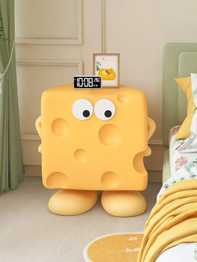 ~Fun creative bedside table household bedroom shelf cartoon cute children's room