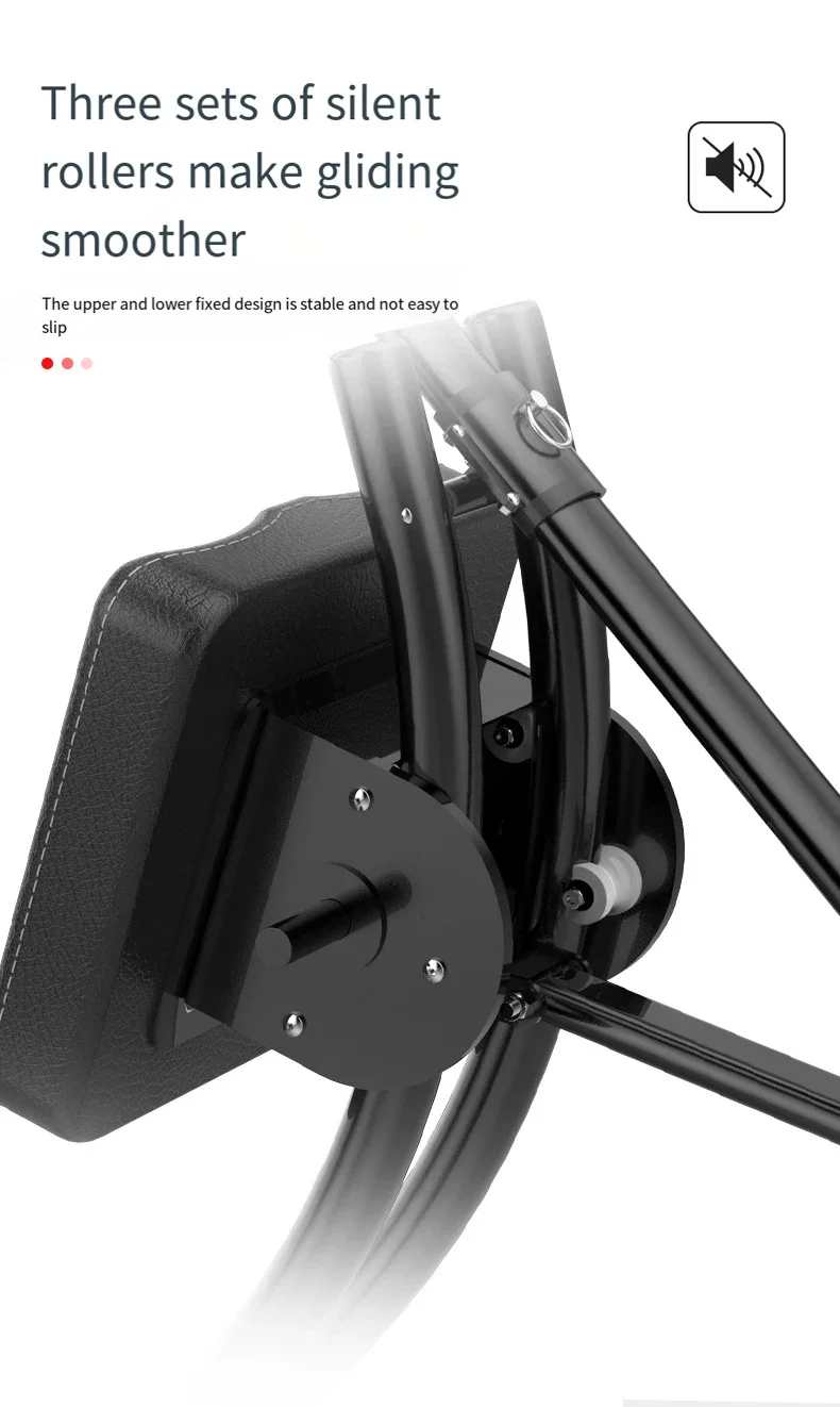 Fitness Core & Abdominal Trainer AB Workout Machine Home Gym Strength Training Ab Cruncher Foldable Fitness Equipment