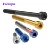 Yaruijia Bullone in titanio M6 x 12 15 20 25 30 35 mm vite a brugola per parti di biciclette e moto (M6 x 15 mm, arcobaleno
