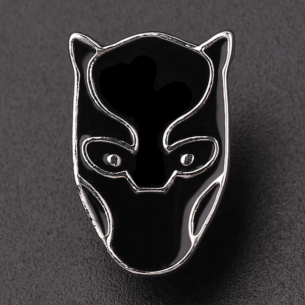 Marvel Superhero Black Panther Spilla Disnes Movie Avengers Black Panther Spille Smaltate In Metallo Vestiti Zaino Badge Spilla