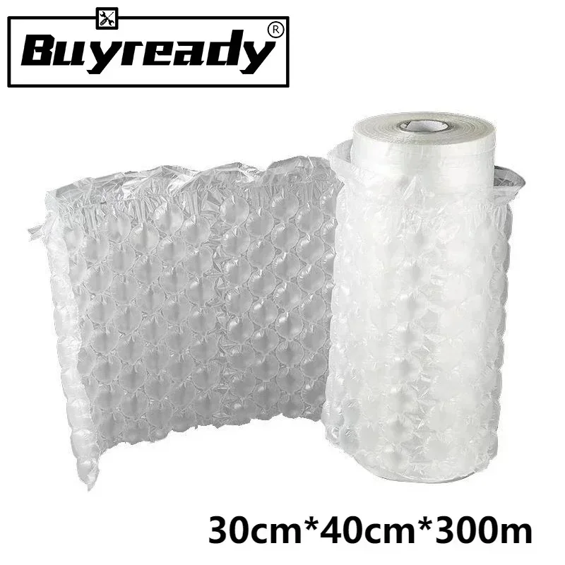 30cm*40cm*300m Not inflated Gourd Film Bubble Film Inflatable Bag Air Cushion Film Packaging Shockproof Buffer Bubble Film