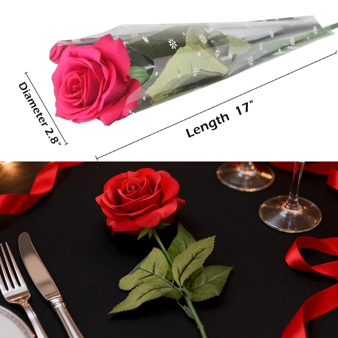 Elegant Single Red Rose - Perfect for Home Decor and Special Occasions