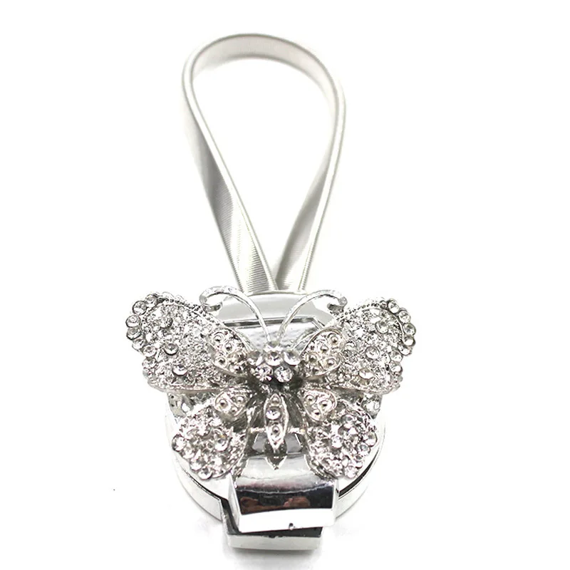 1Pcs Crystal Magnetic Curtain Clip Spiral Spring Rope Tieback Home Decor Curtain Holder Hanging Straps Buckle Room Accessories