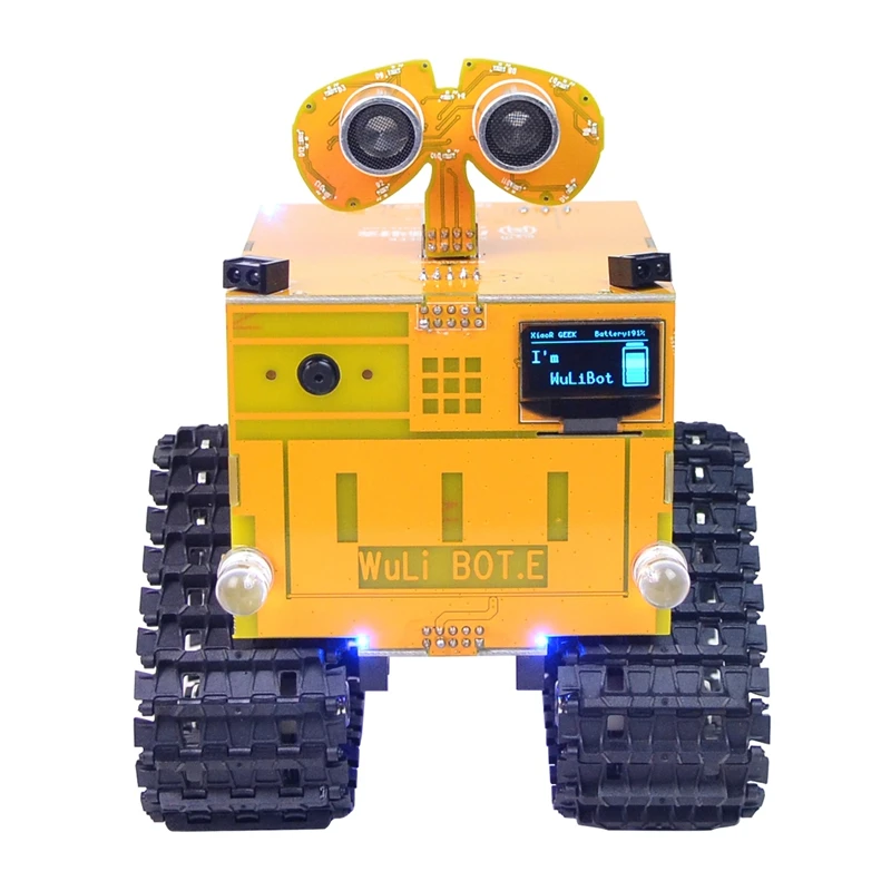 

1 PCS Wulibot Programmable Robot Mixly+Scratch Dual Graphical Programming Robot Car Standard Version With Camera