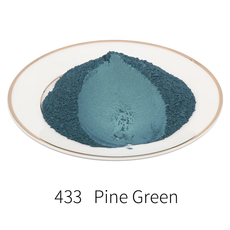 4707Blue green 20g Natural Mineral Mica Powder For Soap Dye