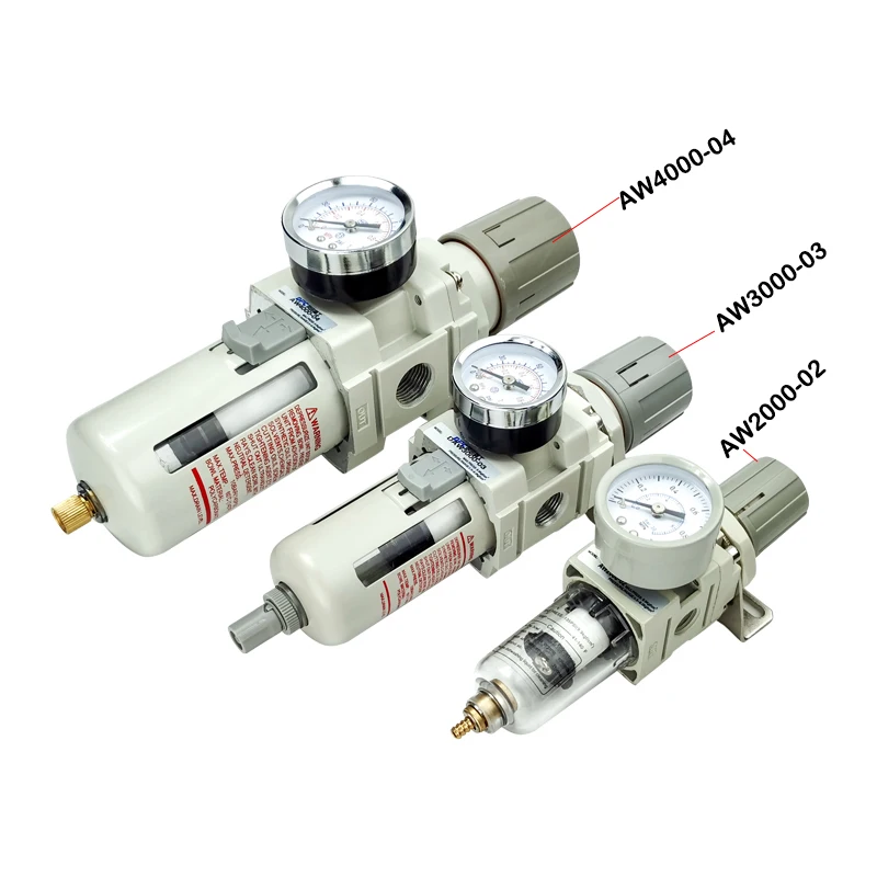 AW2000-02 AW3000-03 контроллер воздушного фильтра компрессора, фильтры для разделения масла, пневматический Регулятор давления воздуха