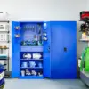 Metal Garage Tool Storage Cabinets with Pegboard 71" Heavy Duty Steel Cabinet with Drawer and Adjustable Shelves Lockable 4