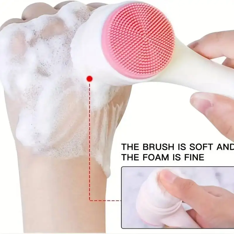 3D Manual Facial Cleansing 2-in-1 Skin Care Tool