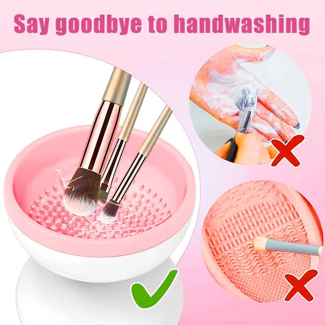 Makeup Brushes Cleaner Silicone Pad Mat Cosmetic Eyebrow Brush Cleaner Tool  Brush Washing Tool Scrubber Board Brush Cleaning Pad - Price history &  Review, AliExpress Seller - AVPro