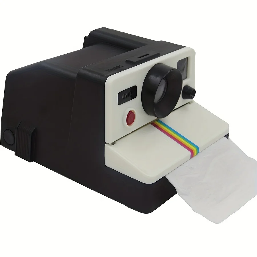 1Pcs Retro Film Camera Shape Creative Tissue Box Bathroom Toilet Roll Paper Holder Home Decoration