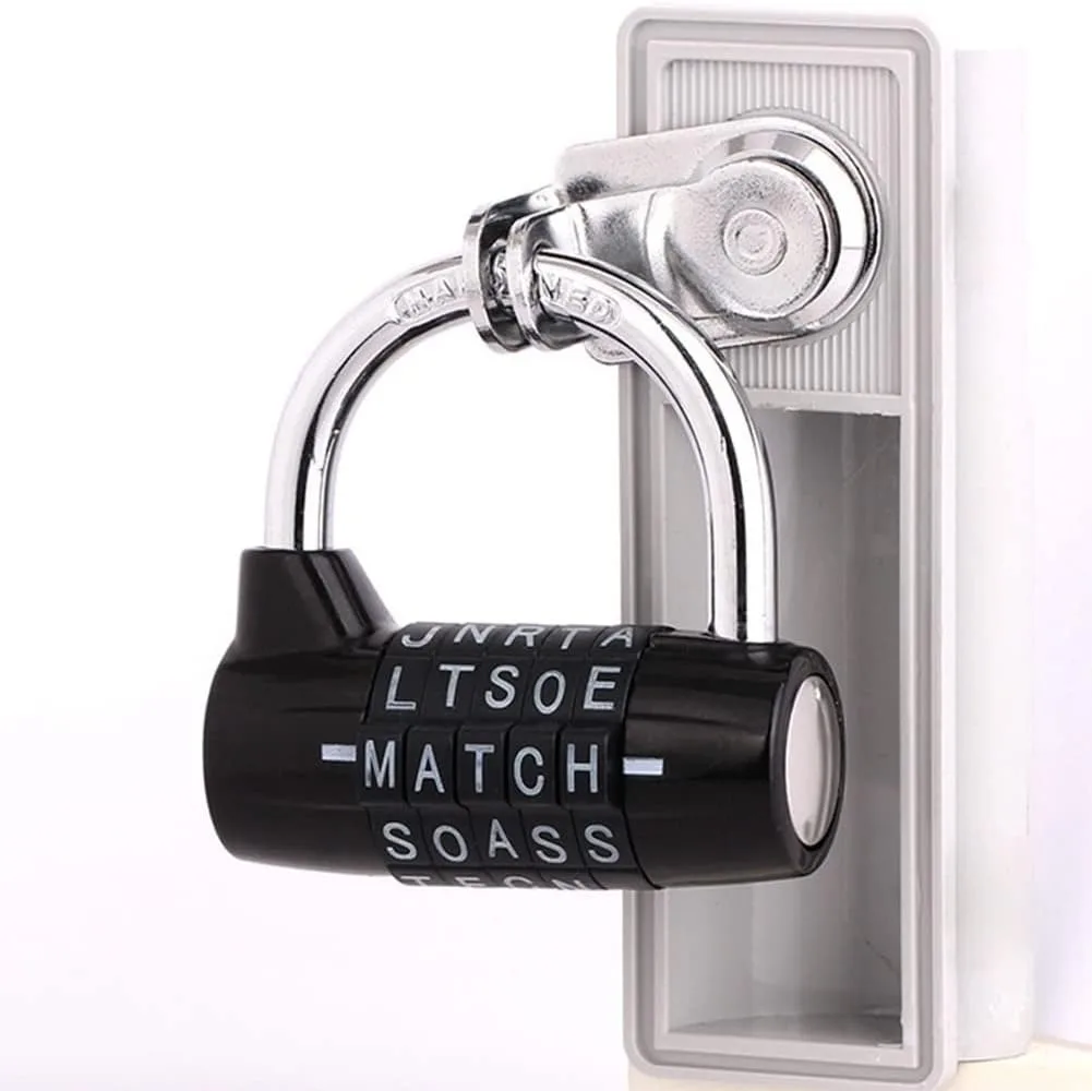Secure Combination Padlock for Gym, School, Fence, Toolbox, and Storage