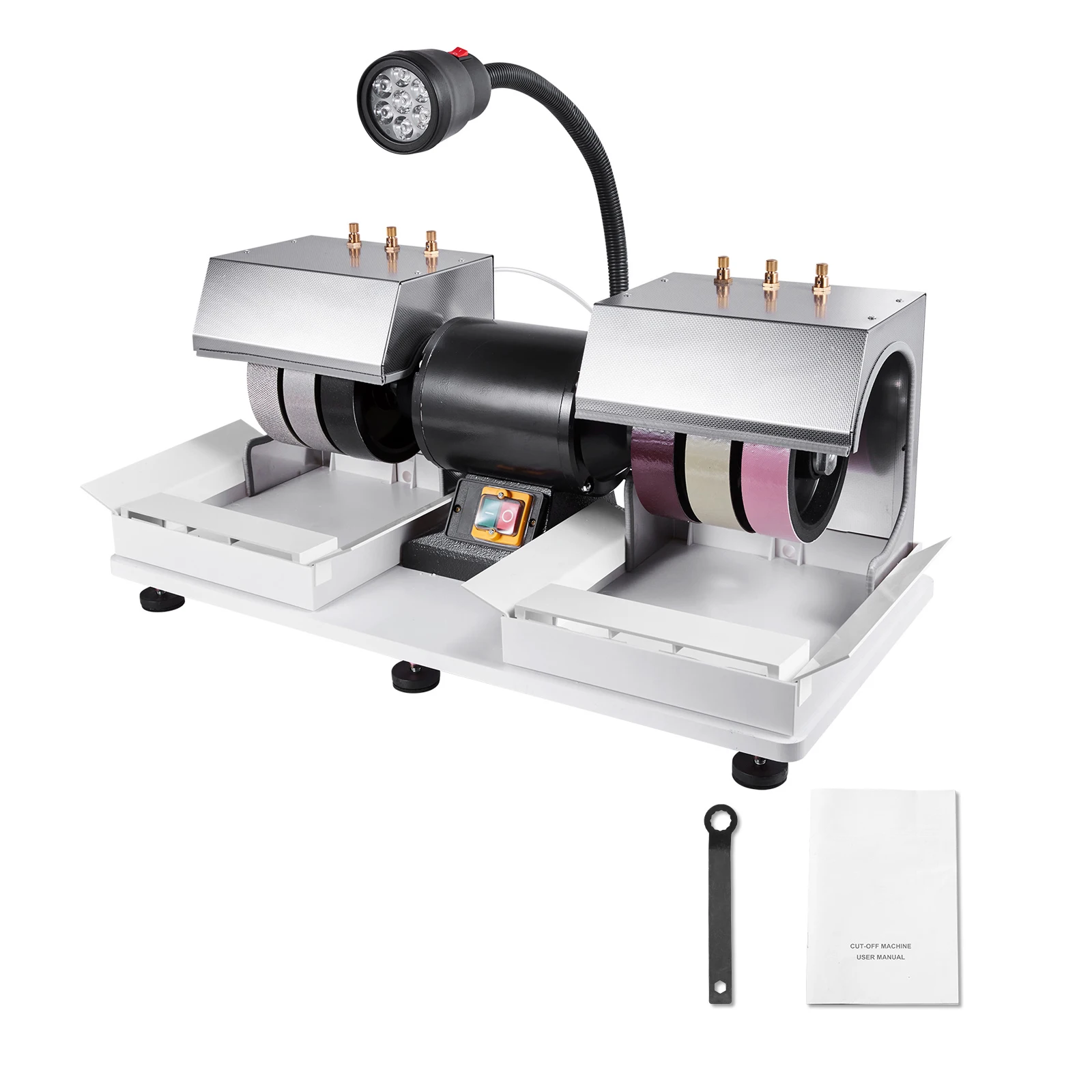 Electric Lapidary Rock Grinder Polisher Machine 6 Inch 2HP