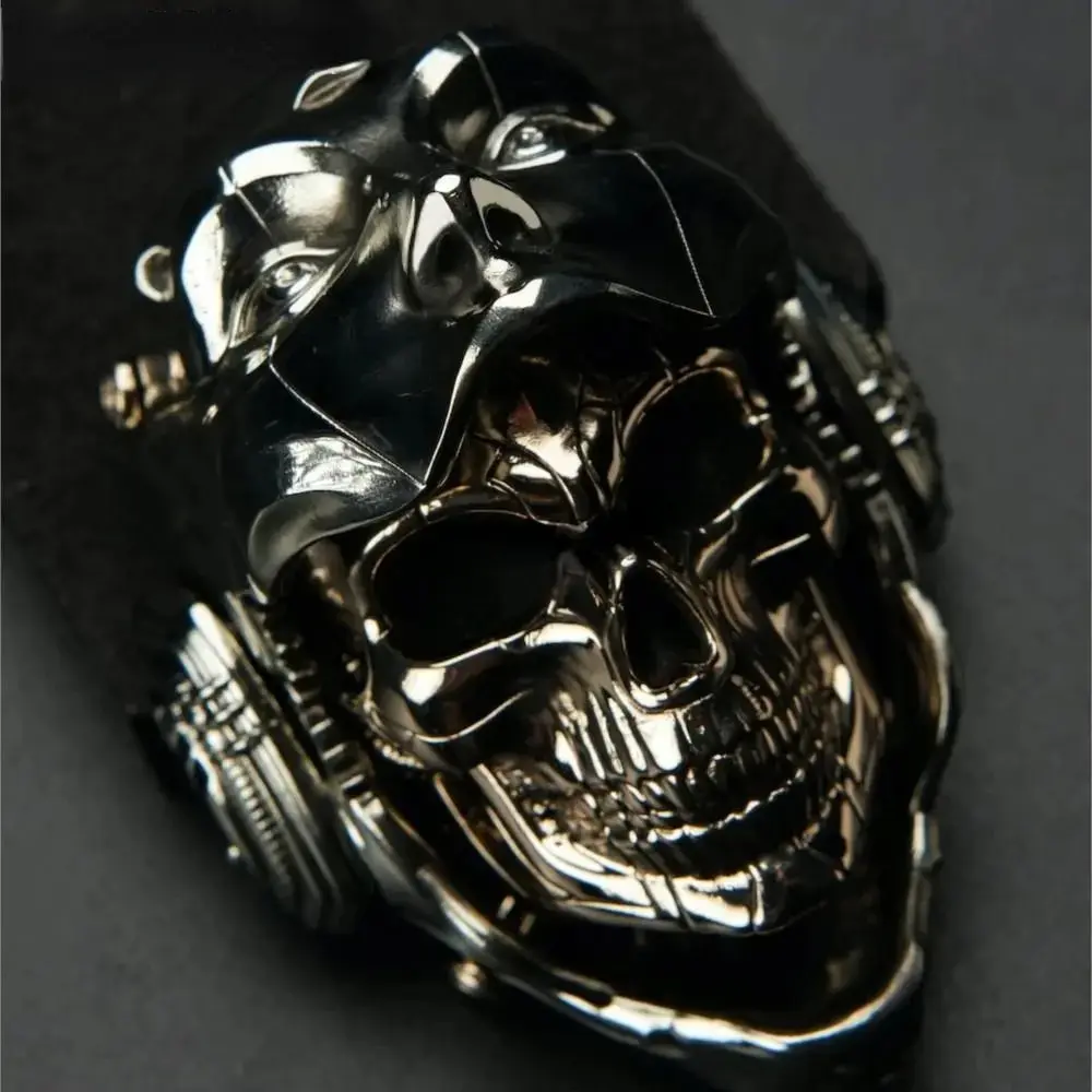 

EDC Механическая маска, украшение, бронзовый мельхик, магнитная Механическая маска, украшение, игрушка для снятия стресса