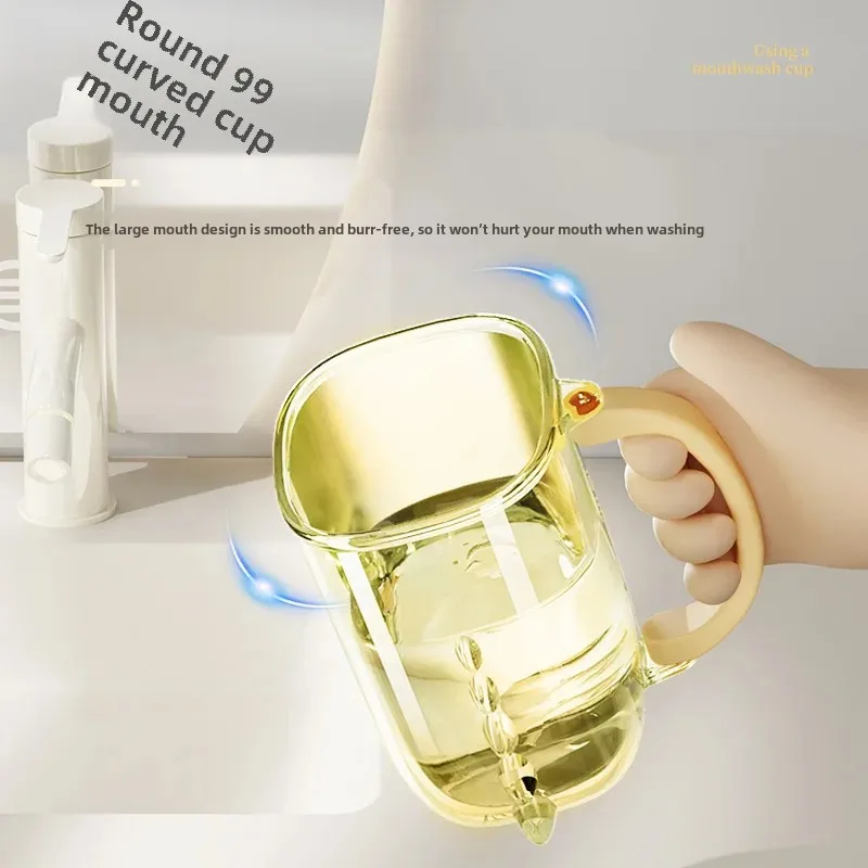 Portable Children's Toiletries Cup Travel Cute Cartoon Toothbrush Cup Dustproof Toothpaste Storage Couple Tooth Cup Pair 2