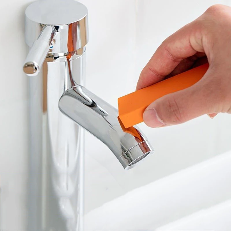 

Простой ластик для накипи, средство для удаления ржавчины в ванной и кухне