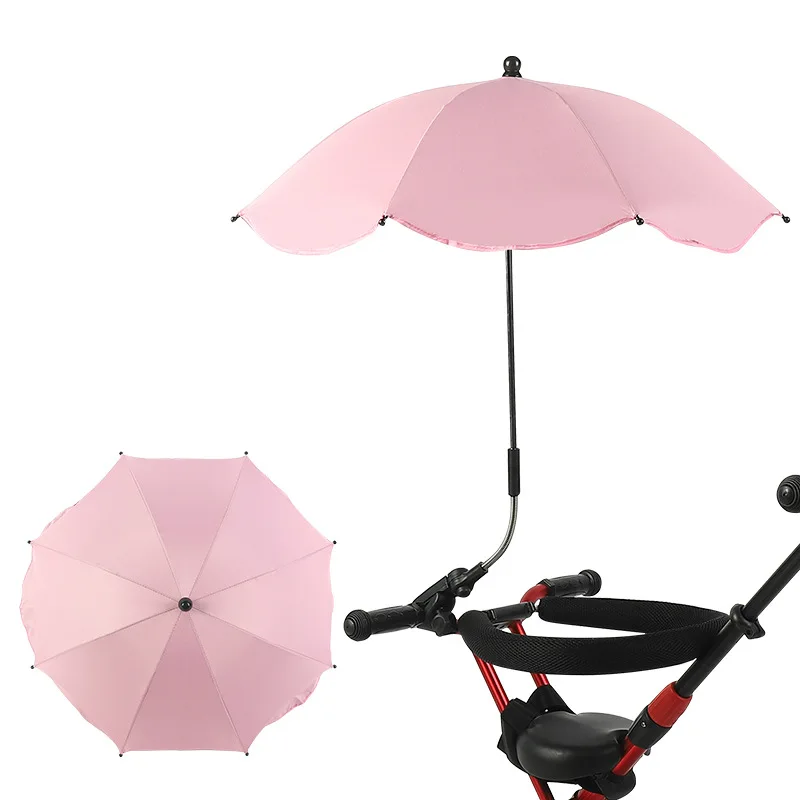 hot mom baby stroller accessories SPF 50+ Umbrella For Baby Stroller Cover UV Protection Sunscree Rainproof  Does Not Rust Universal Stroller Accessorie used baby strollers near me