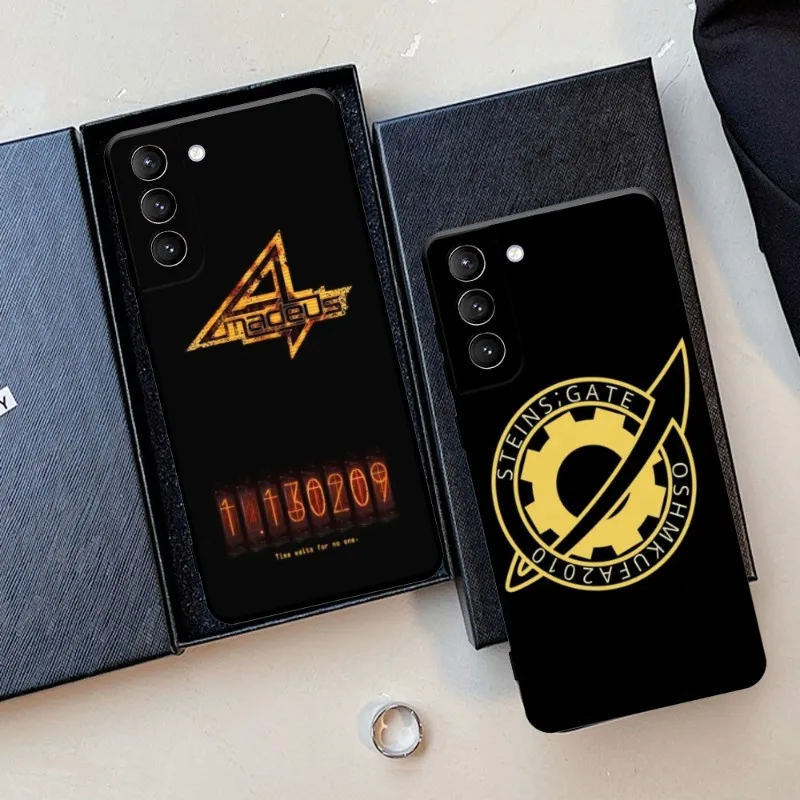 Steins Gate Comics Custodia Per Telefono Per Samsung Galaxy S22 23 21 S20 Fe Ultra S10 S9 S8 Plus S10E Note 20Ultra 10Plus Cover