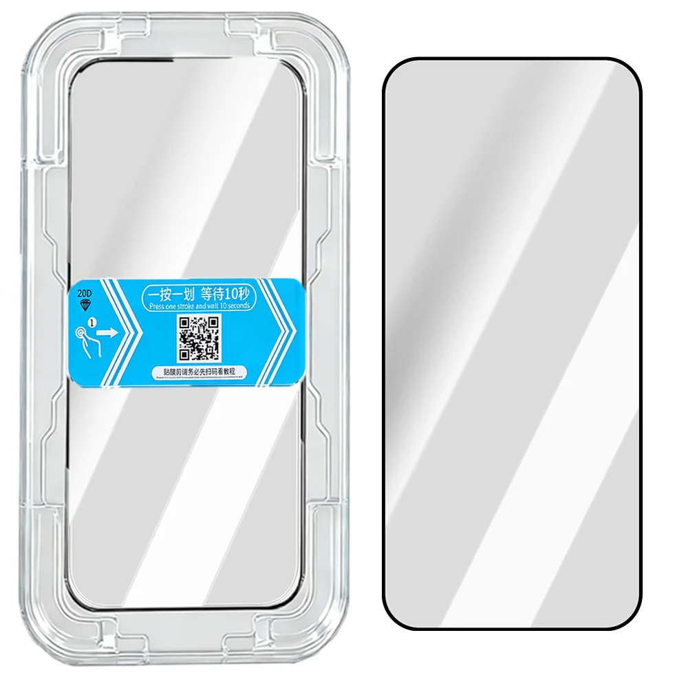 Premium Tempered Glass Screen Protector 3-Pack with Easy Installation and Auto-Dust Removal