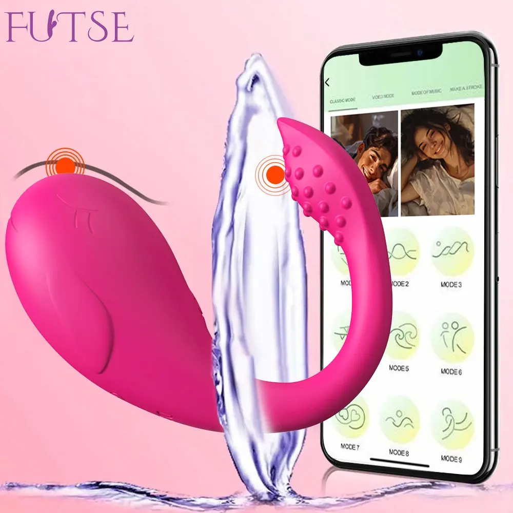 Sex Toy APP Bluetooth Control Vibrator Egg Women Clitoris Stimulator G Spot Vibrator