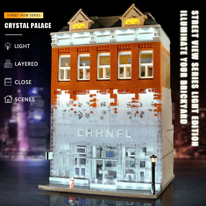 Reviews of Mould King 16021 Non-LEGO MOC Chanel Crystal House