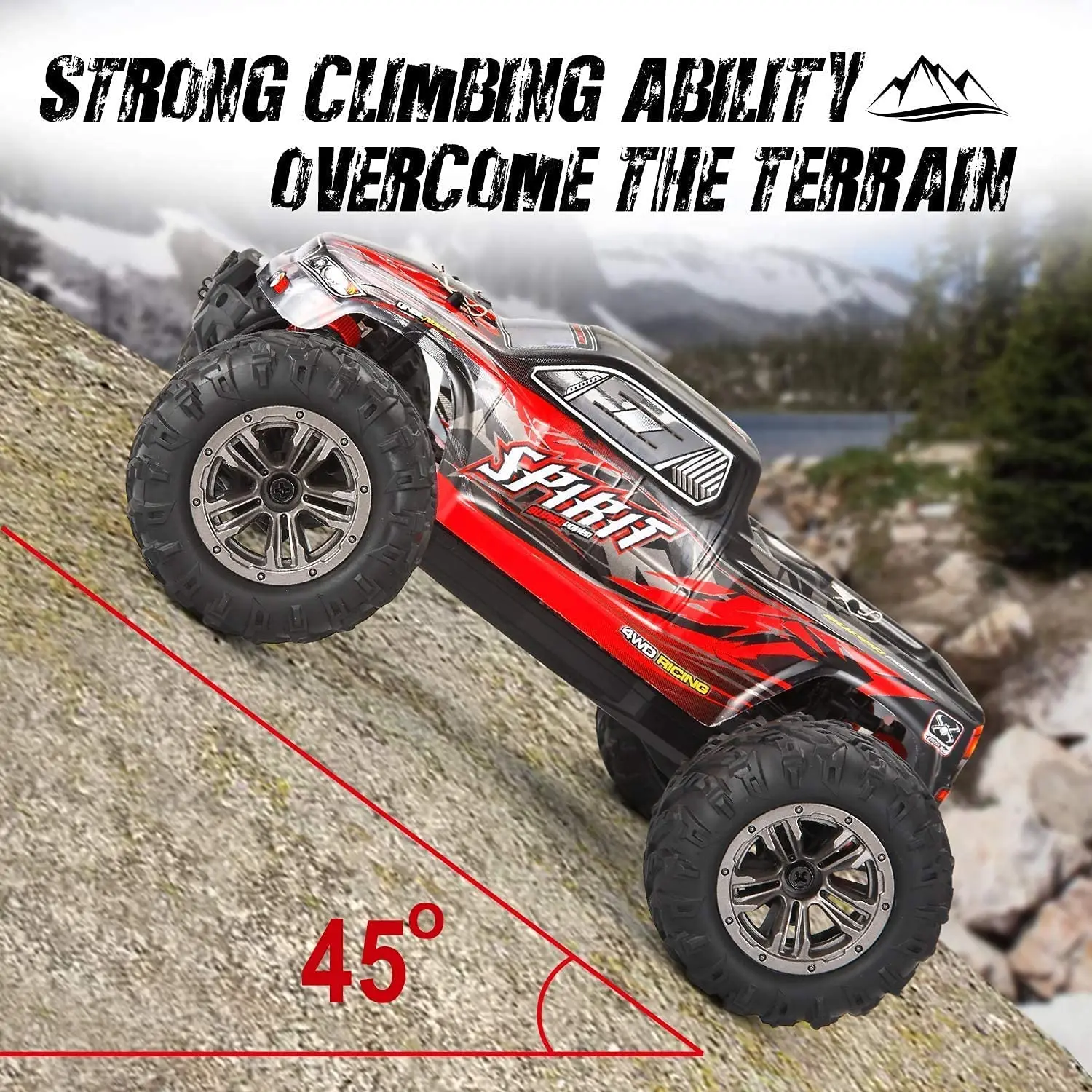 VATOS RC 4x4 off off Road 4WD RC Car 36 km/h Radio RC Car Toy 1:16