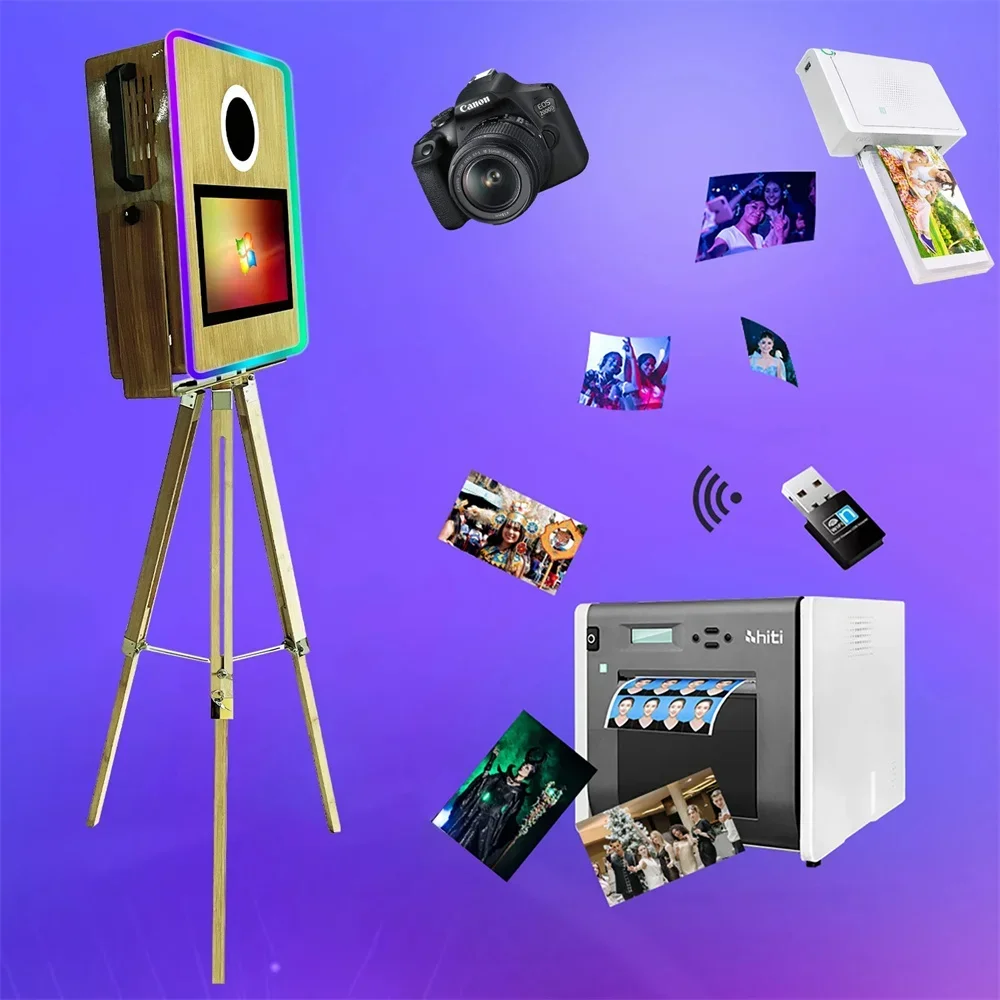 Portable Magic Mirror Photo Booth 15.6 inch Touch Screen DSLR Photobooth Machine with Flight Case for Wedding Party Rental S0091cdd096e044b180806a33b455cc992