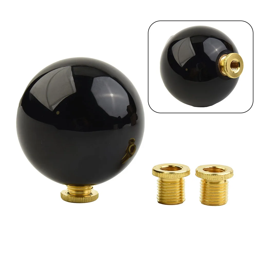 

Universal Car 54mm Acrylic Black Round Ball Gear Shift Knob Stick Shifter Lever Adapter Accessories For Vehicles