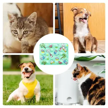 Dog Cooling Bed Mats Dogs Mat Blanket Pad Soft Hot Weather Sleeping Kennel Mat For Small Medium Pets Cats Dogs 5