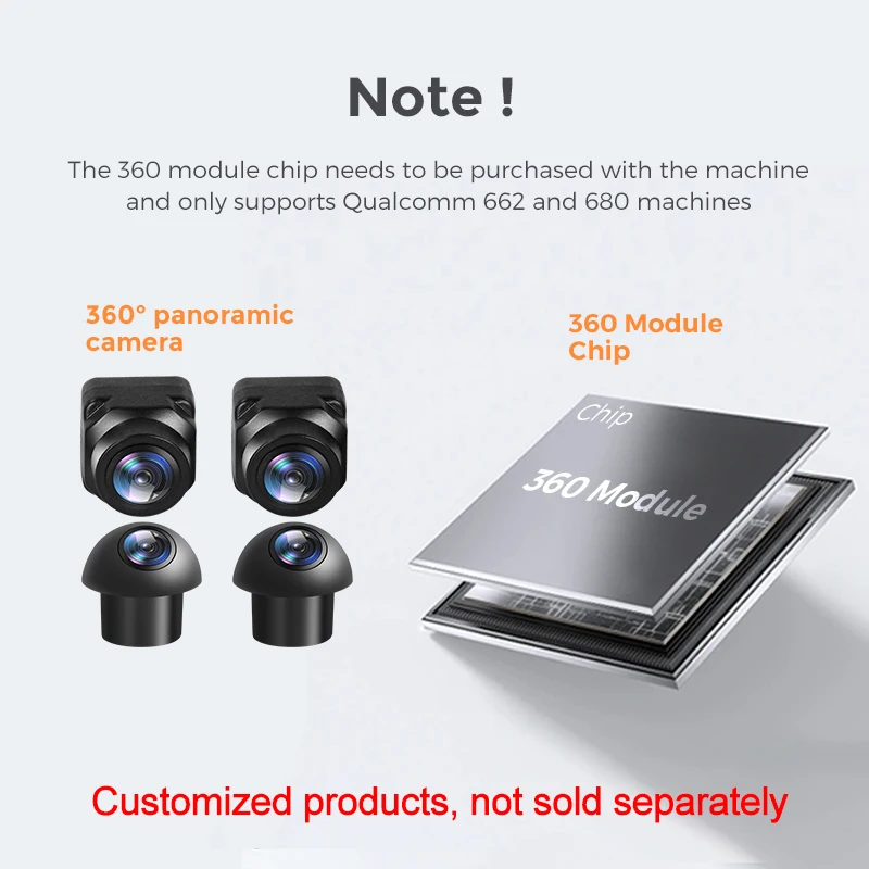 Accessories Link For Qualcomm Snapdragon BMW Benz Screen 360 Camera Voice Control Blu-ray Anti-glare Screen