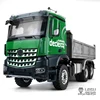 1/14 Simulation toy hydraulic dump truck 6X6 full drive differential lock axle mud truck RCLESU remote control model 1