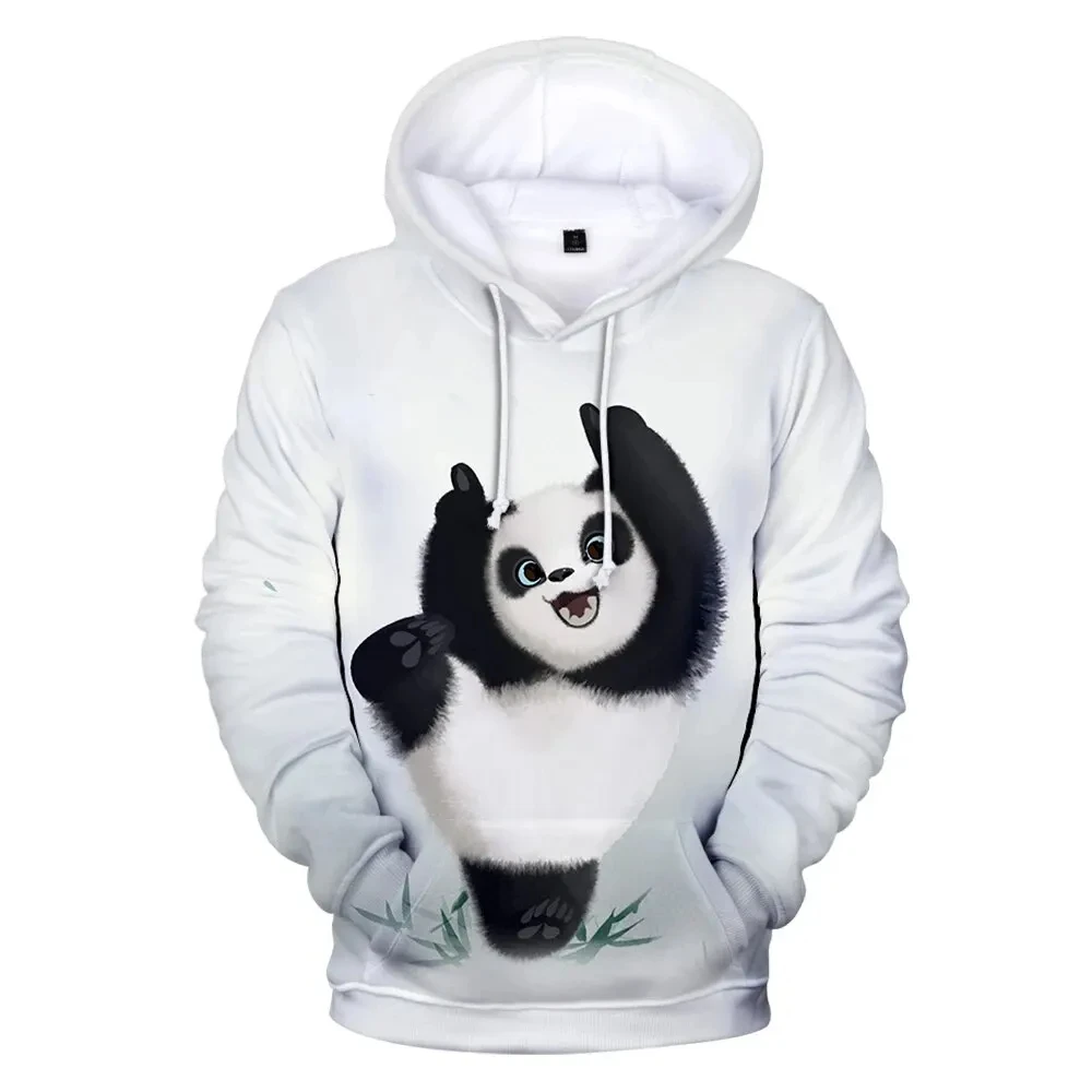 

New Cute Panda Hoodies Animal 3D Print Women Man Streetwear Oversized Pullovers Hoodie Hooded Sweatshirts Kids Clothing