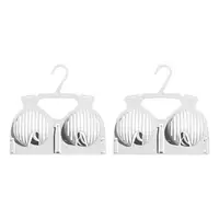 2x Underwear Drying Rack Female Bra Display Hangers Hanging Mannequin Torso 1