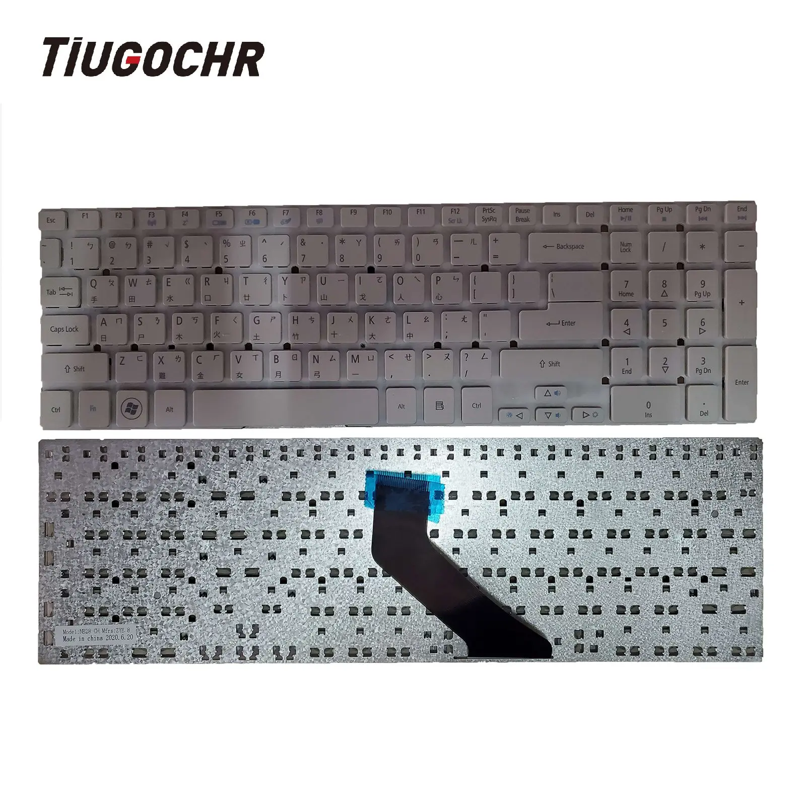 

Белая клавиатура TW для Acer Aspire 5755 5755G 5830 5830G 5830T 5830TG E1-510