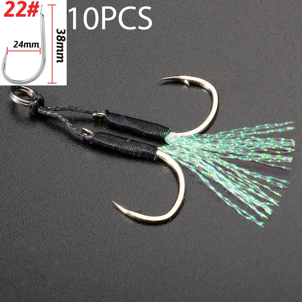 10PCS Hooks 2 No.22