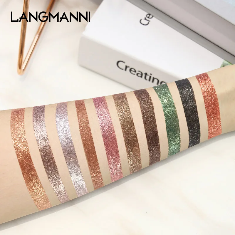 10-Piece Diamond Glitter Liquid Eyeshadow Set, Long-Lasting Shimmer, High-Pigment Sparkling Eye Makeup, Perfect for Glamorous 3