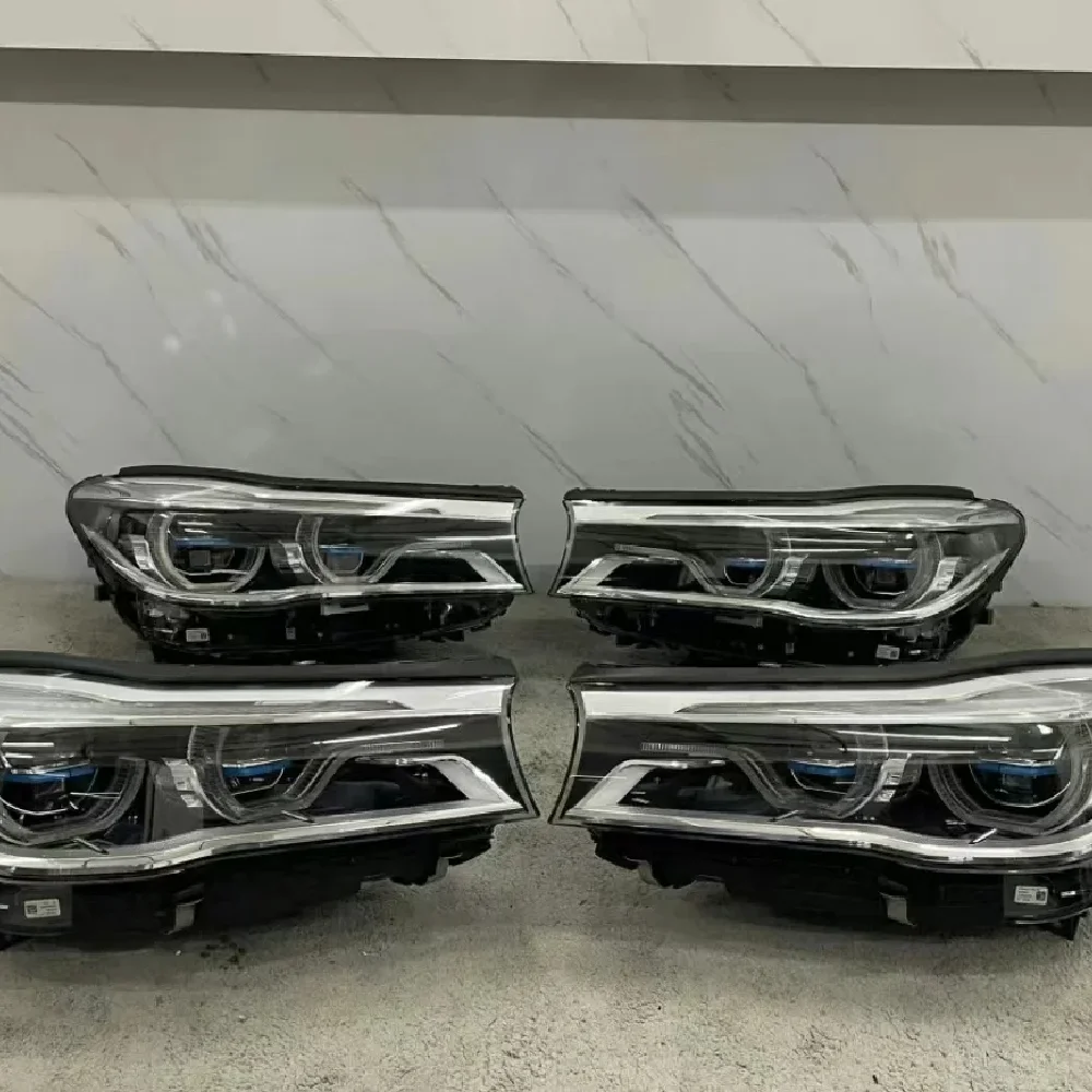 

Fit For BMW 7 Headlight 2016-2018 G11 G12 Headlights 740Li 750 Blue Eye LED Headlamps Half Assembly Plug And Play Upgrade