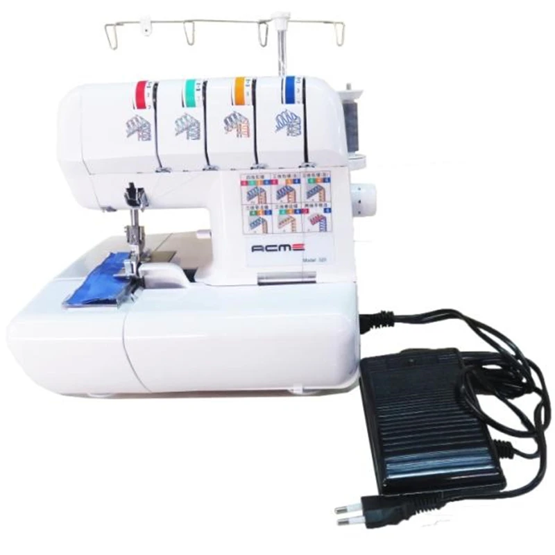 

Small home automatic 3 lines 4 lines multi-functional eat thick locking machine overlocking copy machine mullet edge