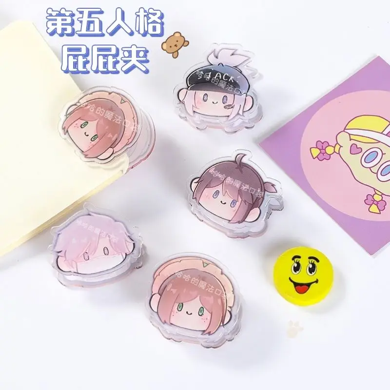

Identity Ⅴ Acrylic PP Clip Prisoner Luca Balsa Embalmer Aesop Carl File Clips Document Storage Anime Clip Game Goods Accessories
