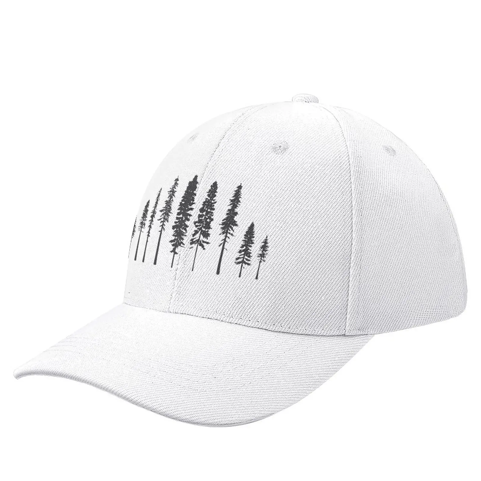 

Silhouettes of Redwood Trees Baseball Cap Golf sun hat Luxury Brand Hip Hop Women Beach Fashion Men's