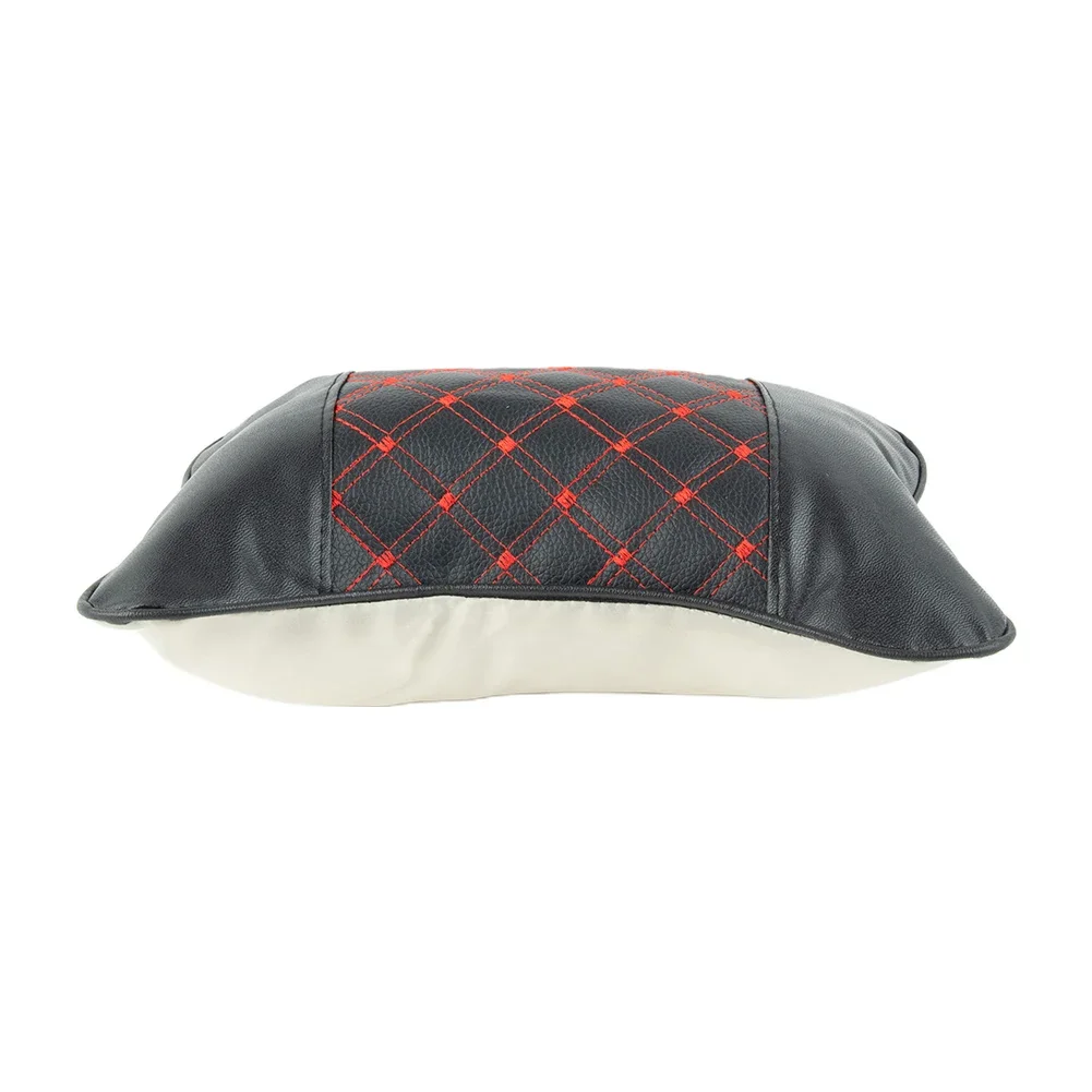 Universal Leather Car Headrest Neck Support Pillow Cushion Pad For Four Seasons Adjustable Car Pillow Neck Rest Cushion Car Pillow Car Headrest Memory Foam Pillow Car Neck Pillow