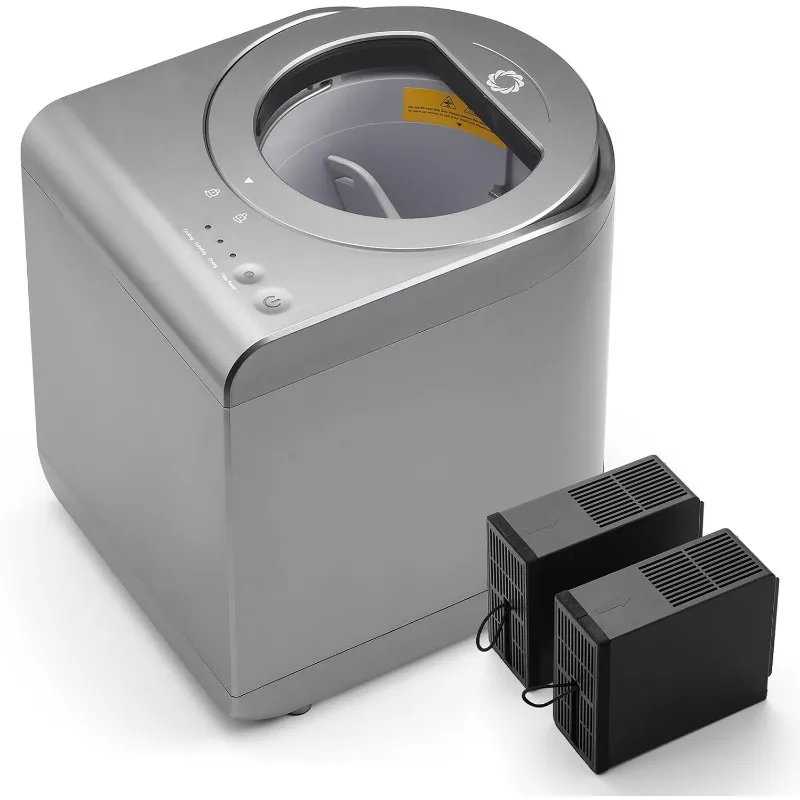 Airthereal Revive Electric Kitchen Composter with Visual Cover, 2.5L Capacity with Upgraded SHARKSDEN&reg; Tri-Blade