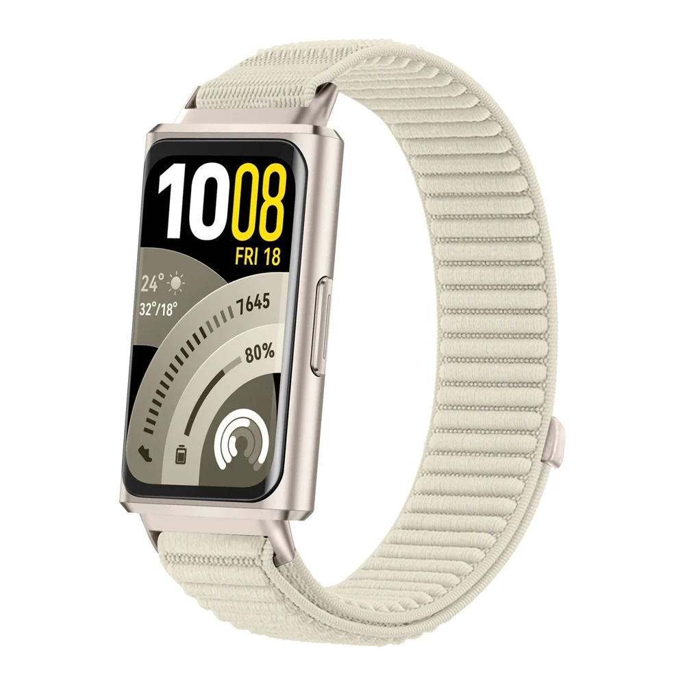 Breathable Nylon Loop Sport Strap for Smartwatch - Adjustable Bracelet