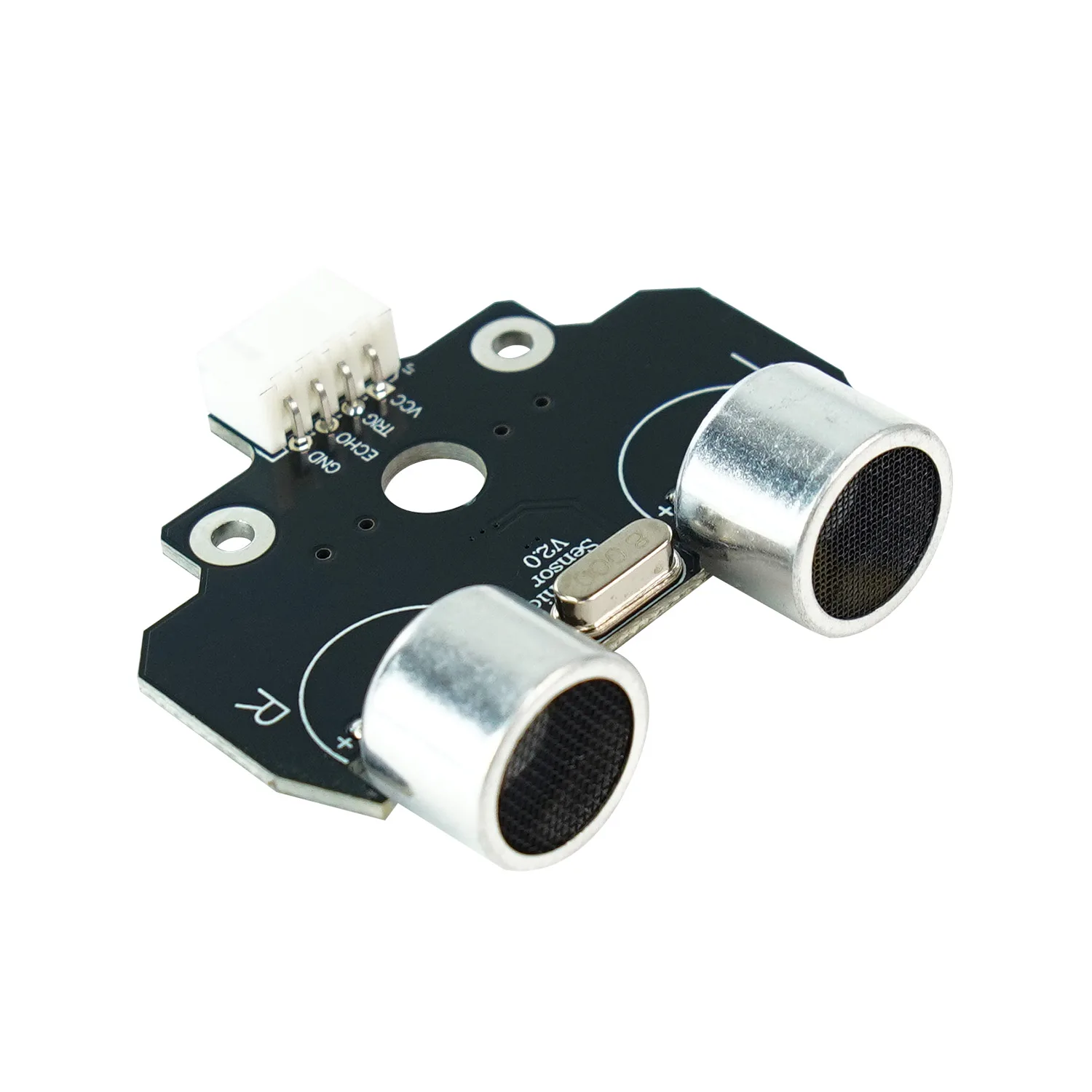 Yahboom Horizontal Ultrasonic Measuring Sensor Distance Module with XH2.54-4Pin Port for Smart Car and DIY Electronic Project