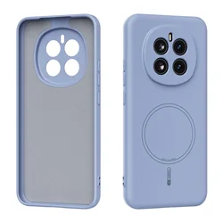Magnetic Wireless Charging Shockproof Liquid Silicone Phone Case - HONOR 400 Pro (Sky Blue)