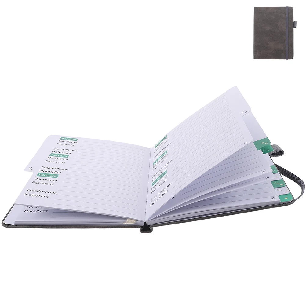 Address Book Notebook Compact Phone Code Belt Portable Password Organizer Paper Telephone Office