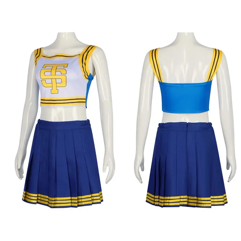 

Adult Women Cheerleading Uniform Taylor Cosplay Costume Top Skirt Star Same Style Clothing Female Halloween Party RolePlay Suit